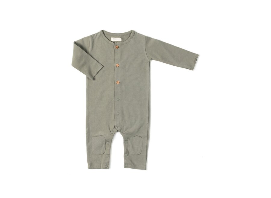 Nixnut Butt onesie Wild Green