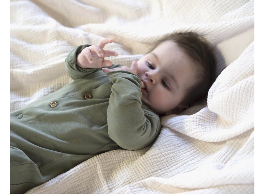 Nixnut Butt onesie Wild Green