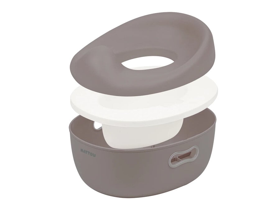 Nattou POTTY 3 in 1 Taupe