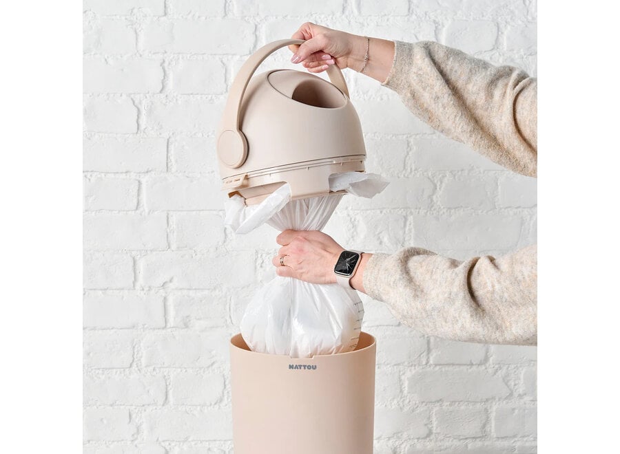 Nattou DROPY luieremmer klei