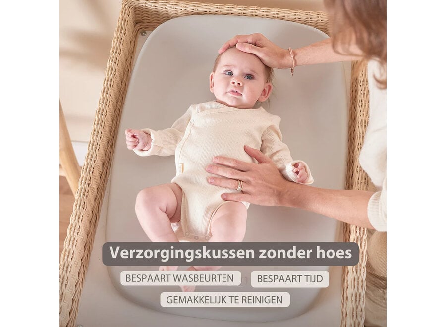 Nattou SOFTY verzorgingskussen klei