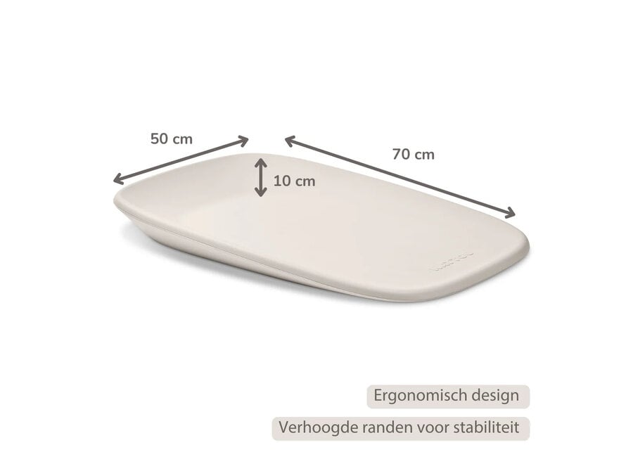 Nattou SOFTY verzorgingskussen klei