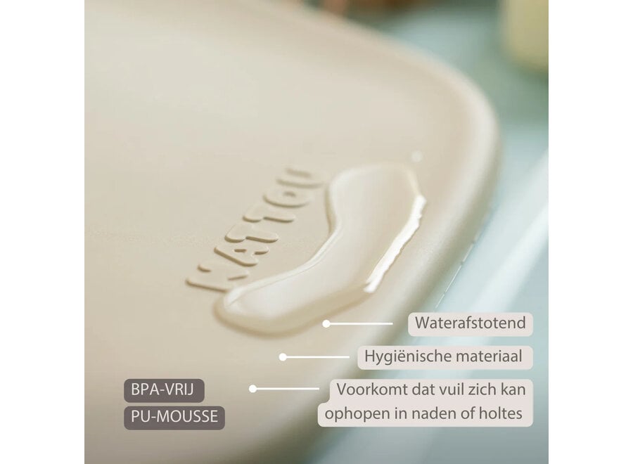 Nattou SOFTY verzorgingskussen klei