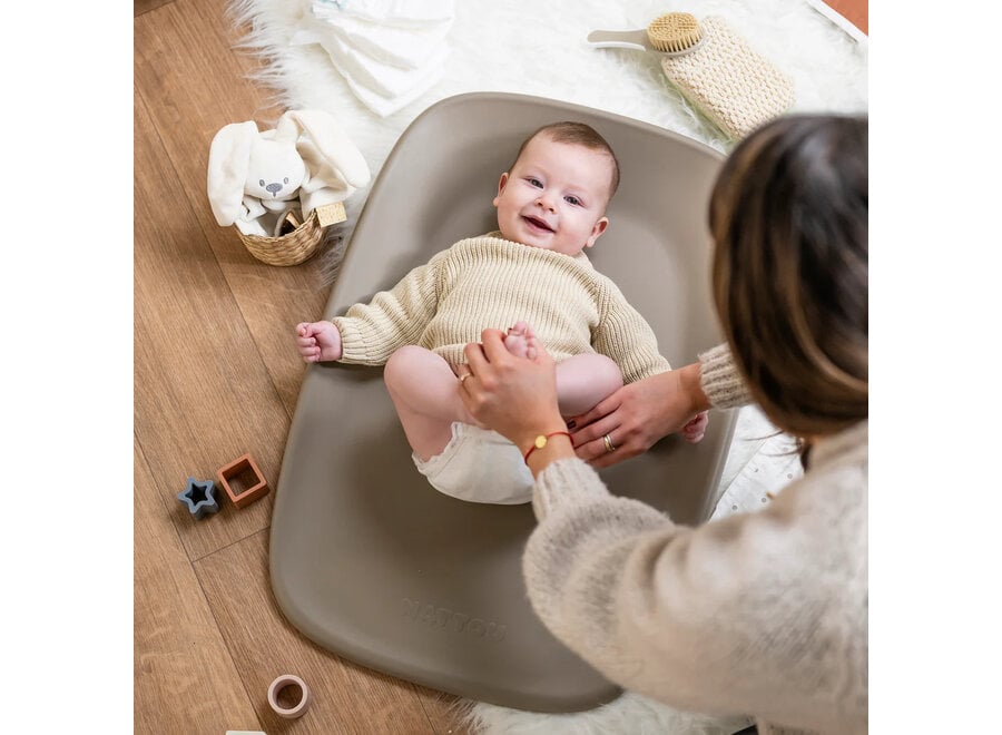 Nattou SOFTY verzorgingskussen taupe