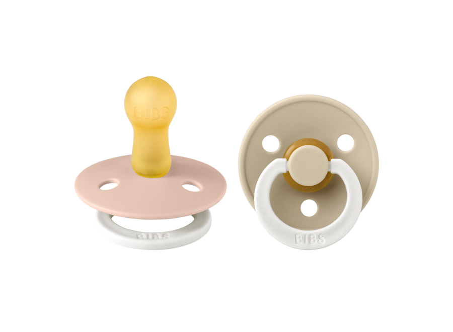 Bibs 2 pack rond blush / vanilla glow t1