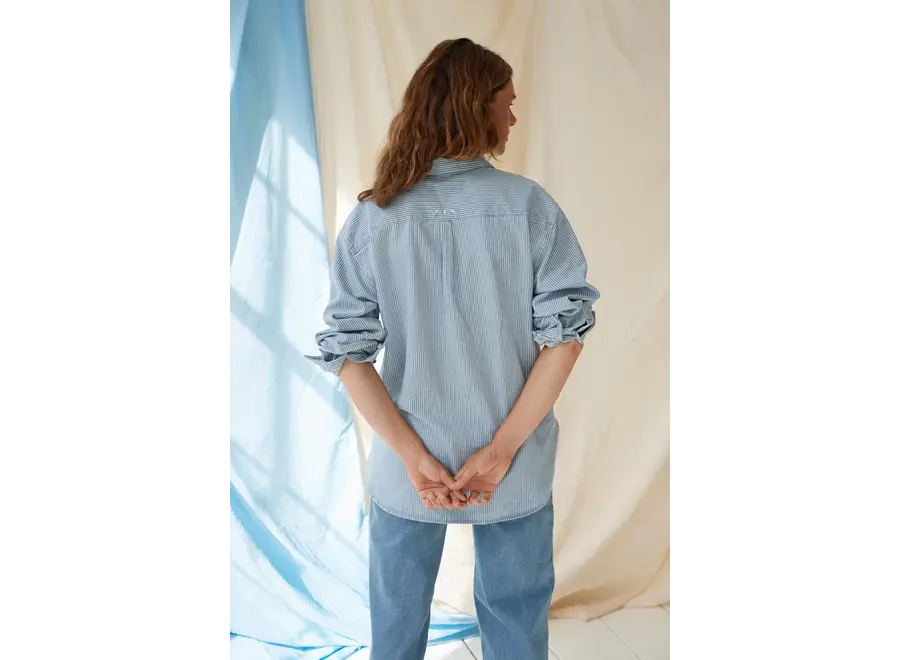 Atelier Melon The Shirt Striped Denim