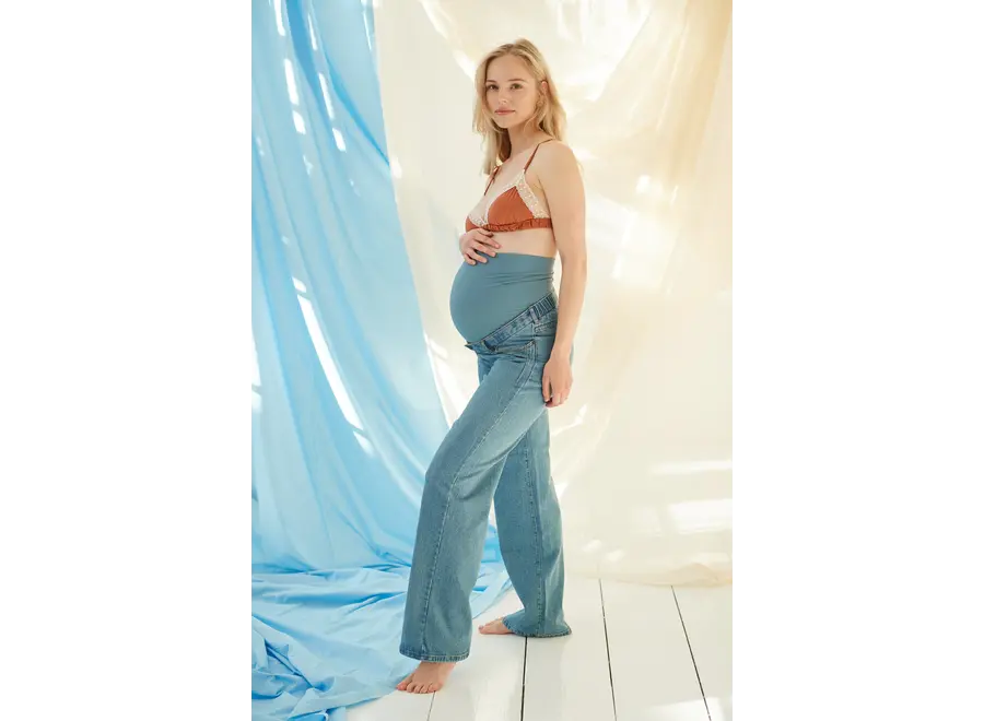 Atelier Melon Wide jeans Light Blue