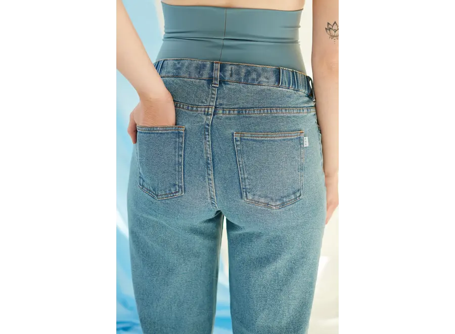 Atelier Melon Wide jeans Light Blue