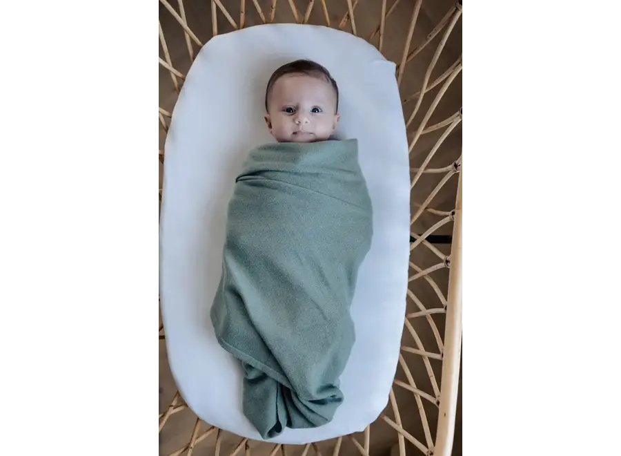 Moalie deken sage 80x80cm