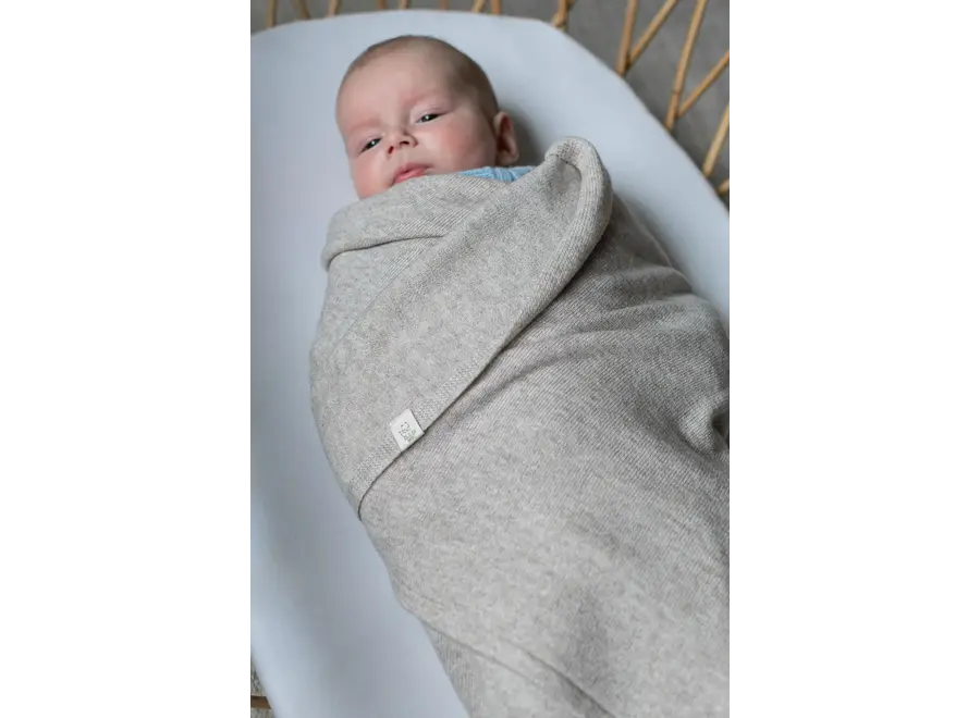 Moalie deken sand 80x80cm