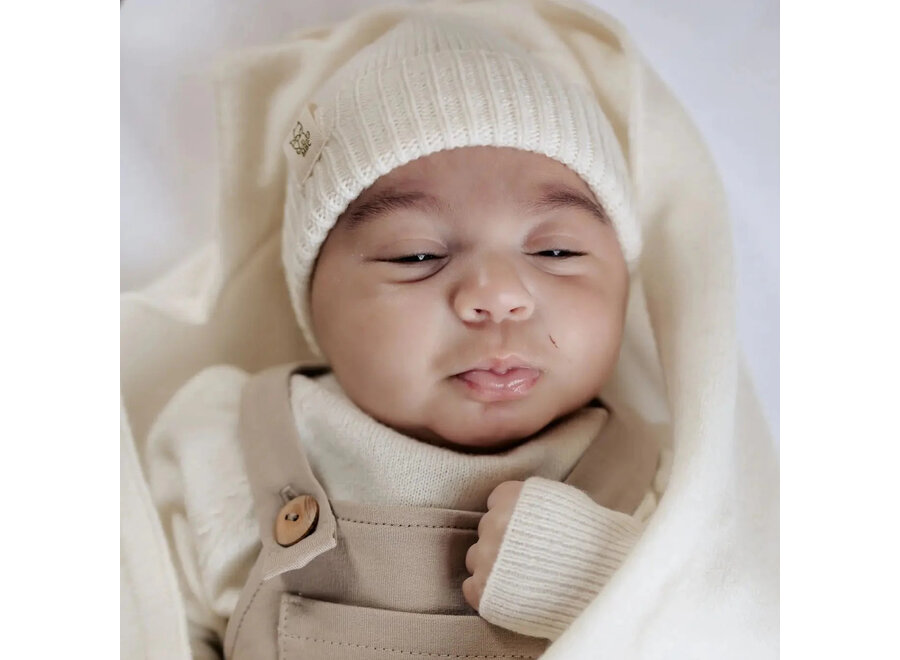 Moalie deken cream 80x80cm