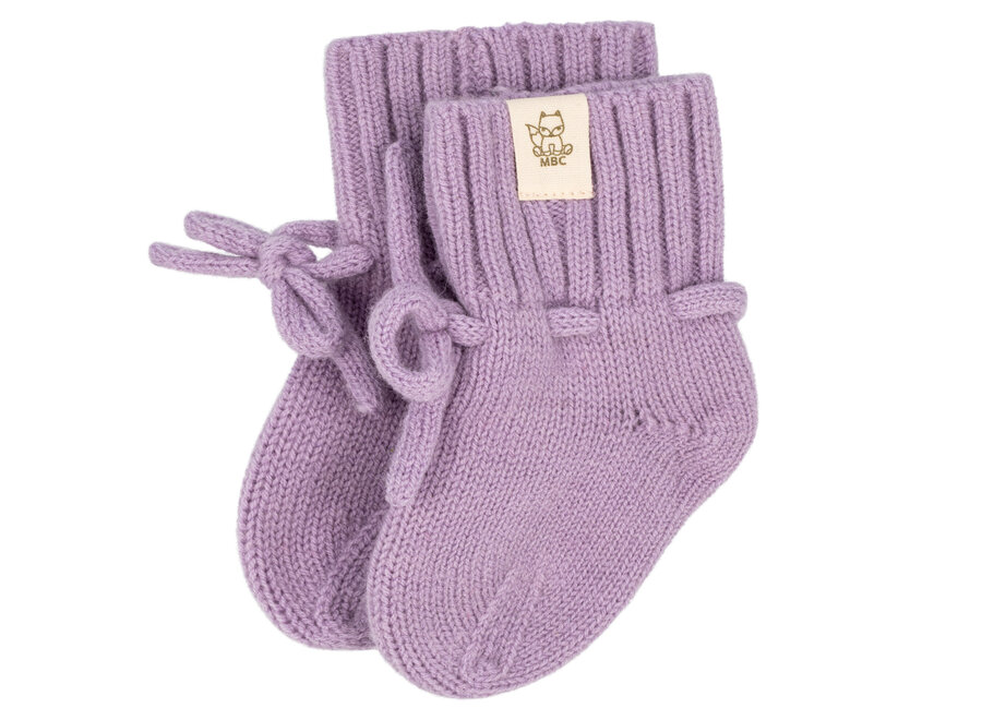 Moalie baby bootie lavender