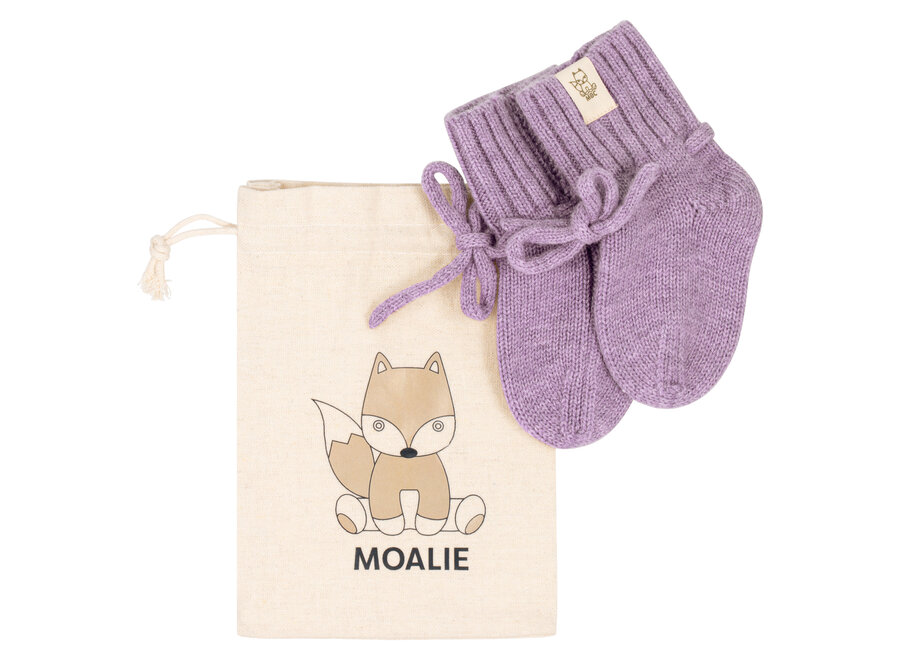 Moalie baby bootie lavender