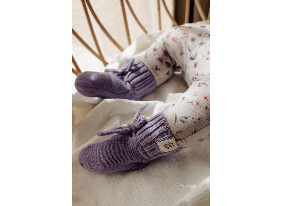 Moalie baby bootie lavender
