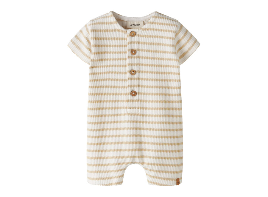 Lil' Atelier Tadeo Ss Suit Coconut Milk Mojave Desert
