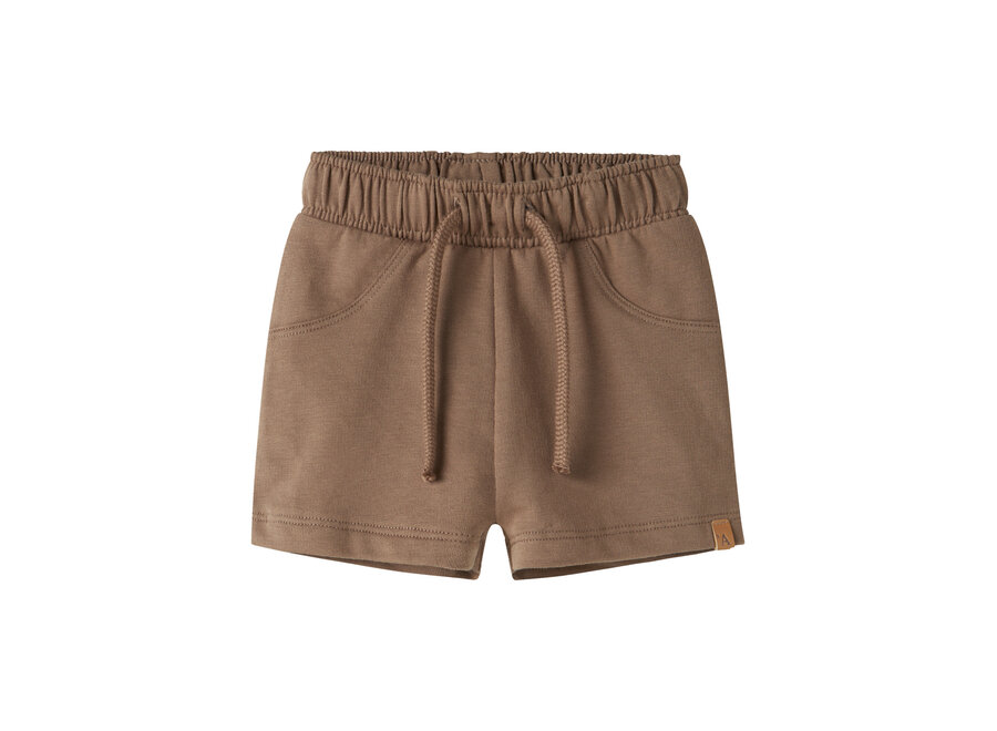 Lil' Atelier Omas Sweat Shorts Coca Mocha