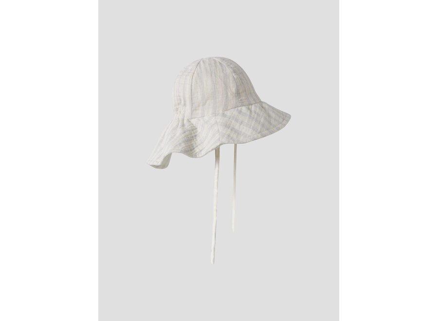 Lil' Atelier Hagi Sun Hat Coconut Milk Dusty Blue