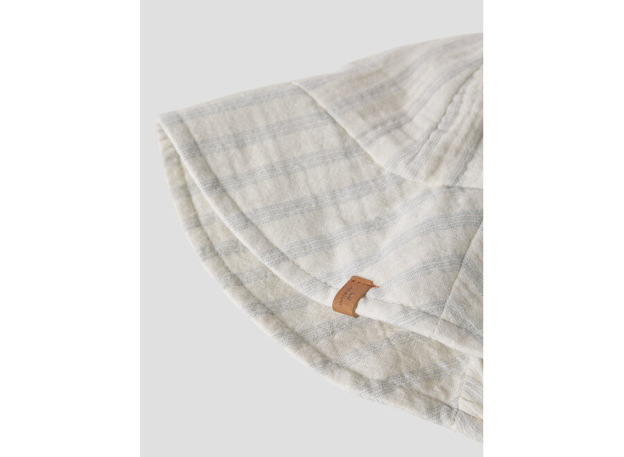 Lil' Atelier Hagi Sun Hat Coconut Milk Dusty Blue