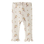 Lil' Atelier Gayo Ska Slim Leggings Coconut Milk Flower