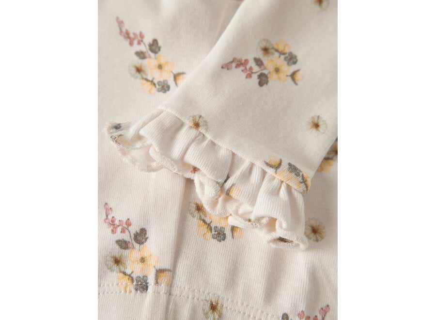 Lil' Atelier Gayo Ska Slim Leggings Coconut Milk Flower