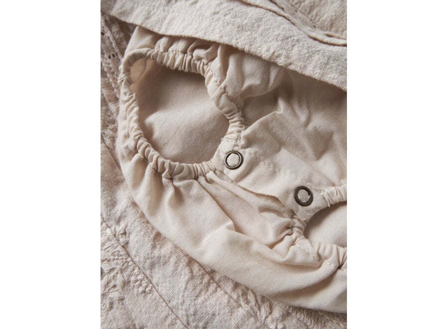 Lil' Atelier Feronia Ss Body Dress Pumice Stone