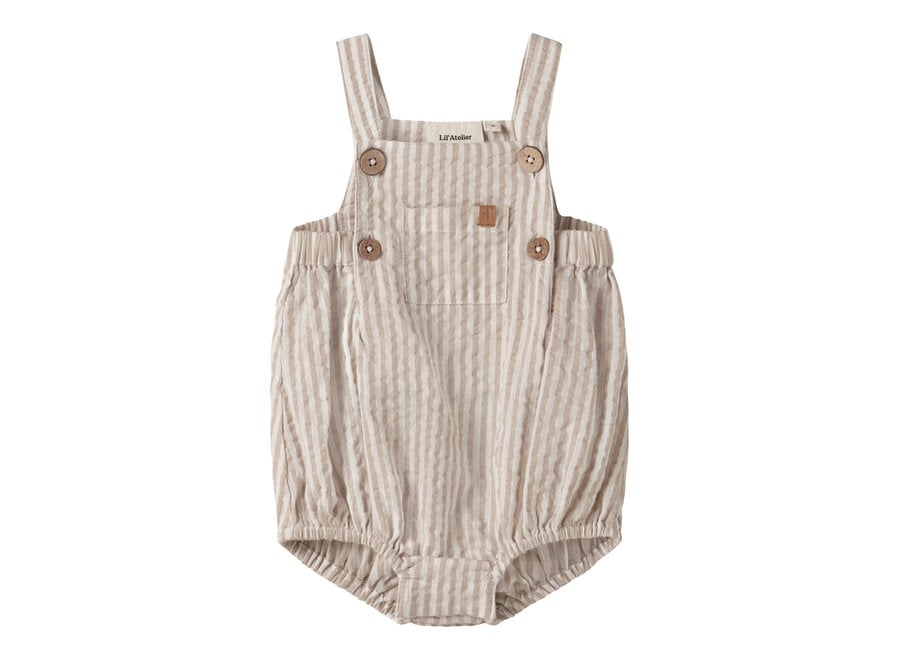 Lil' Atelier Fausto Romber Coconut Milk Feather Gray