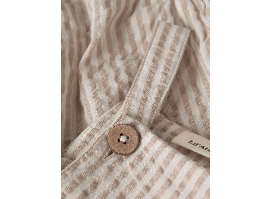 Lil' Atelier Fausto Romber Coconut Milk Feather Gray