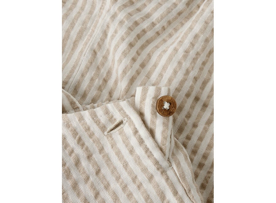 Lil' Atelier Fausto Overall Coconut Milk Feather Gray