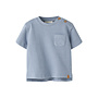 Lil' Atelier Dias Top Ss Sweat Dusty Blue