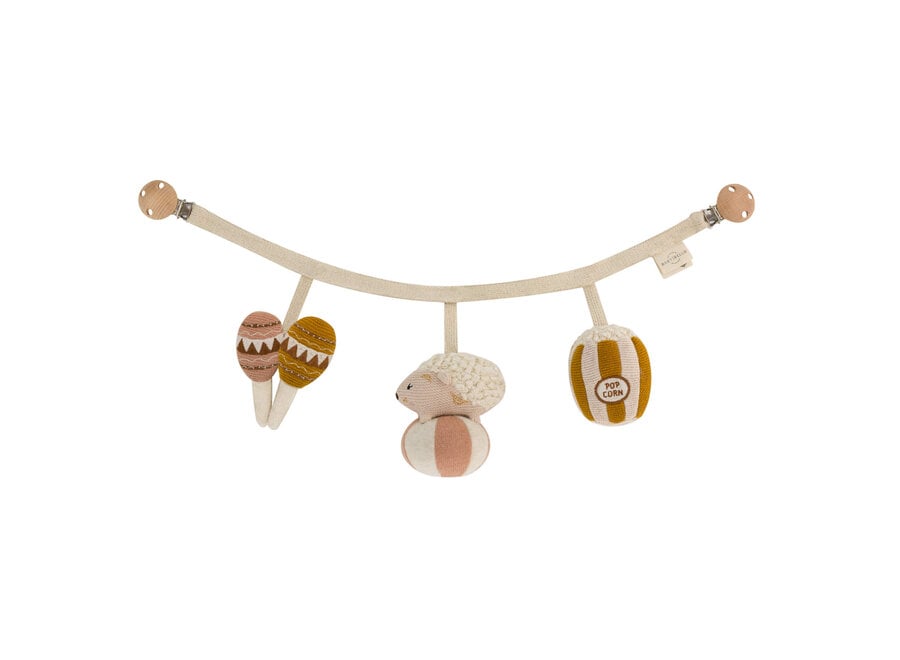 Baby Bello wagenspanner Hedgehog roze