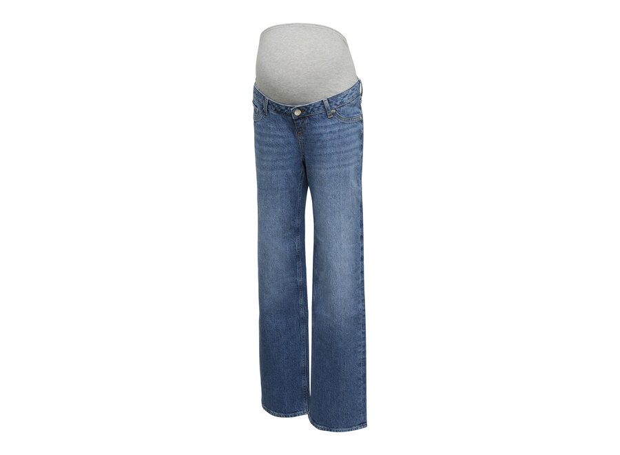Vero Moda Tessa Wide Leg Fit Jeans Medium Blue Denim