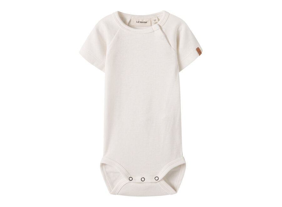 Lil' Atelier Lalo tab SS Romper Coconut Milk
