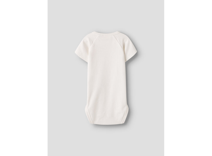 Lil' Atelier Lalo tab SS Romper Coconut Milk