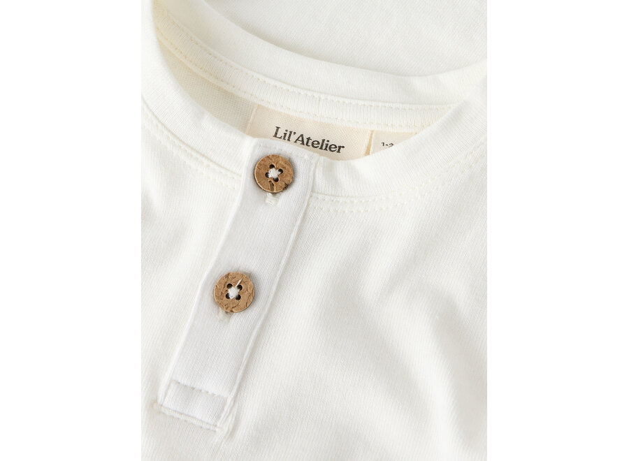 Lil' Atelier Dolan SS Romper Coconut Milk