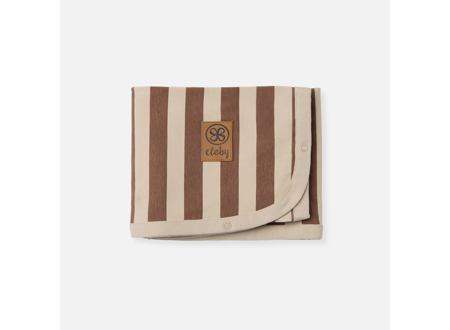 Cloby UV blanket Peanut Sandy stripe