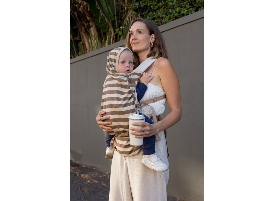 Cloby UV blanket Peanut Sandy stripe