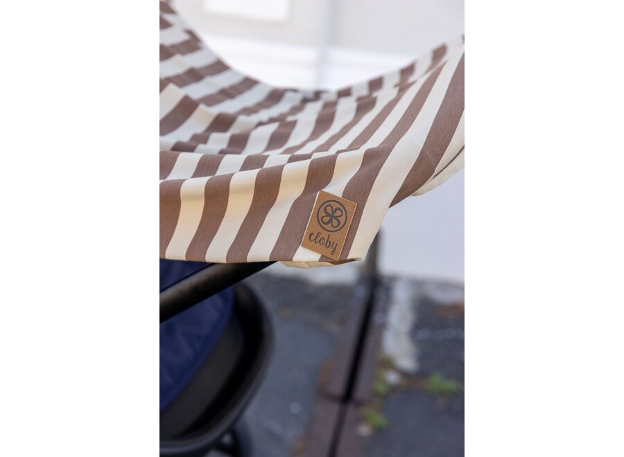Cloby UV blanket Peanut Sandy stripe