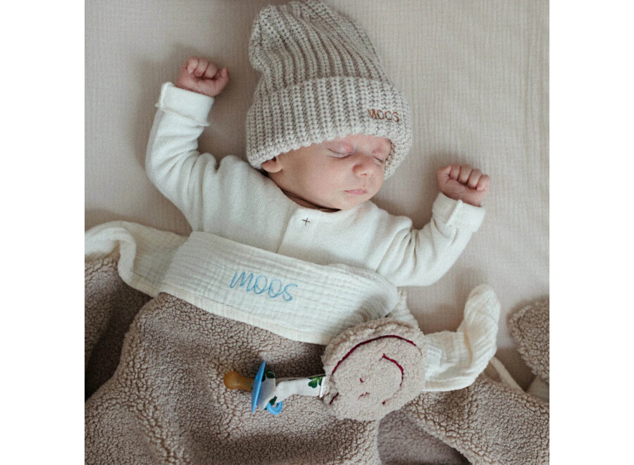 AP Pacifier Cloth Pomme Teddy | Ecru