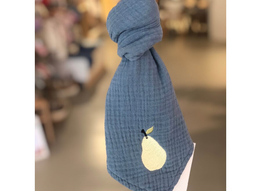 AP Pacifier Cuddle Cloth | Misty Blue Pear