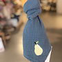AP Pacifier Cuddle Cloth | Misty Blue Pear