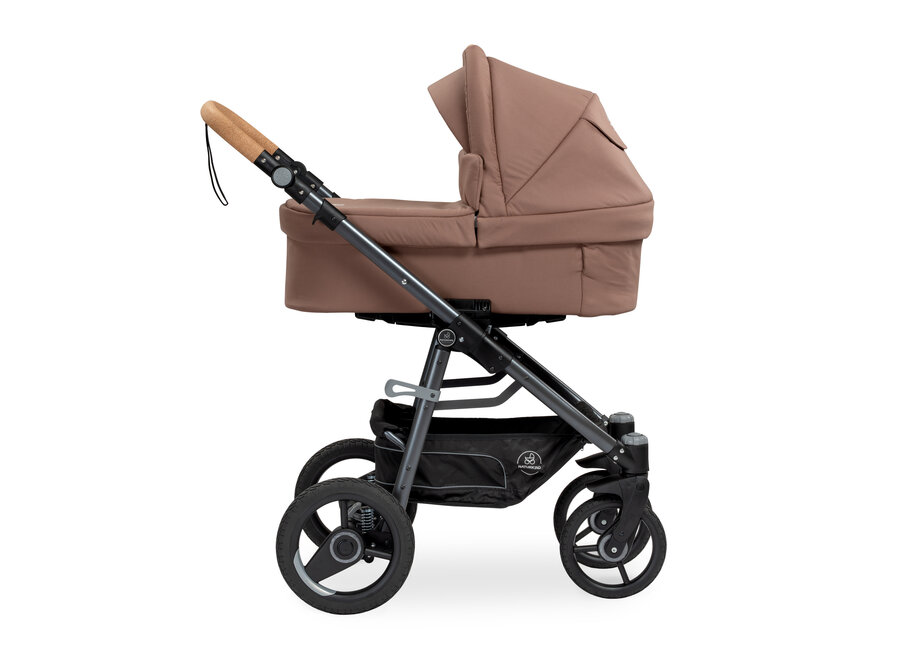 Naturkind kinderwagen Lux Evo + Reiswieg Mokka
