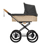 Naturkind kinderwagen IDA + Gevlochten reiswieg Panter