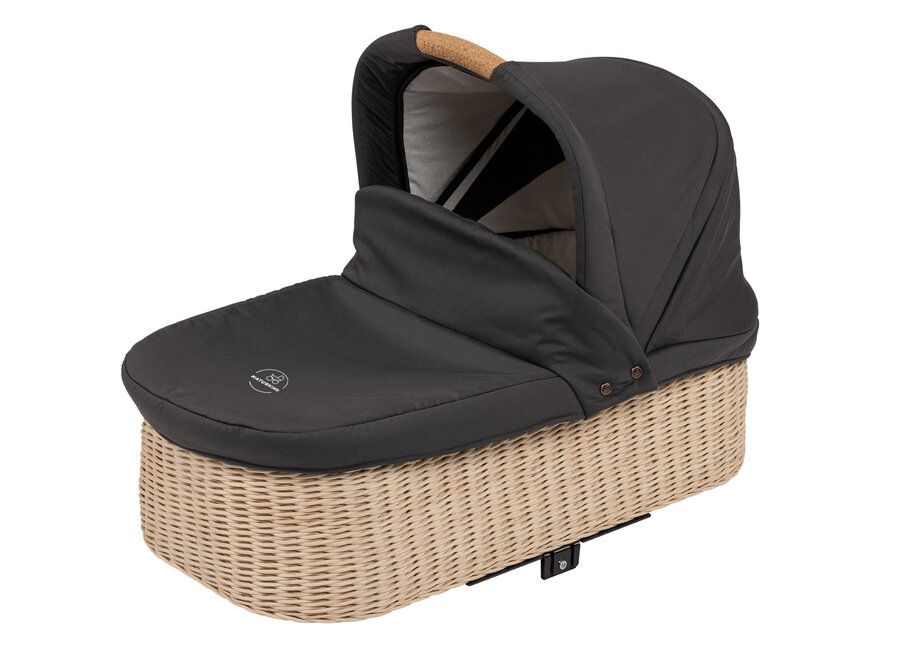 Naturkind kinderwagen IDA + Gevlochten reiswieg Panter