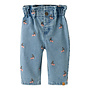 Lil' Atelier Deva Loose EMB Jeans Medium Blue Denim Cherry