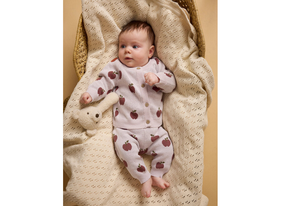 Lil' Atelier Lulio Knit Cardigan Noos Hushed Violet
