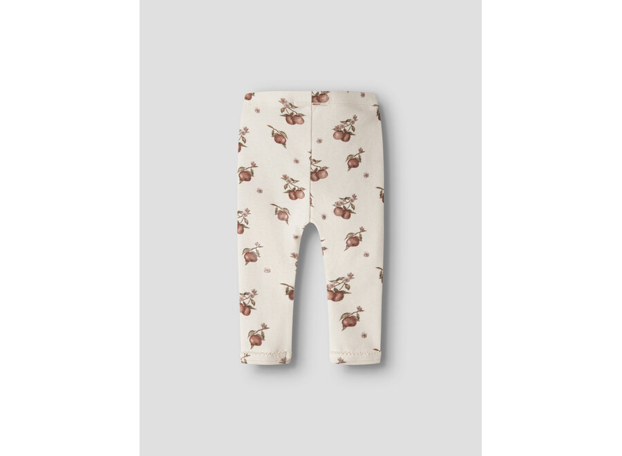 Lil' Atelier Gayo Sig Slim Legging turtledove apple