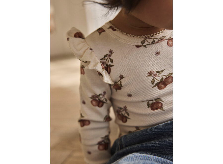 Lil' Atelier Gayo Sig Slim Legging turtledove apple