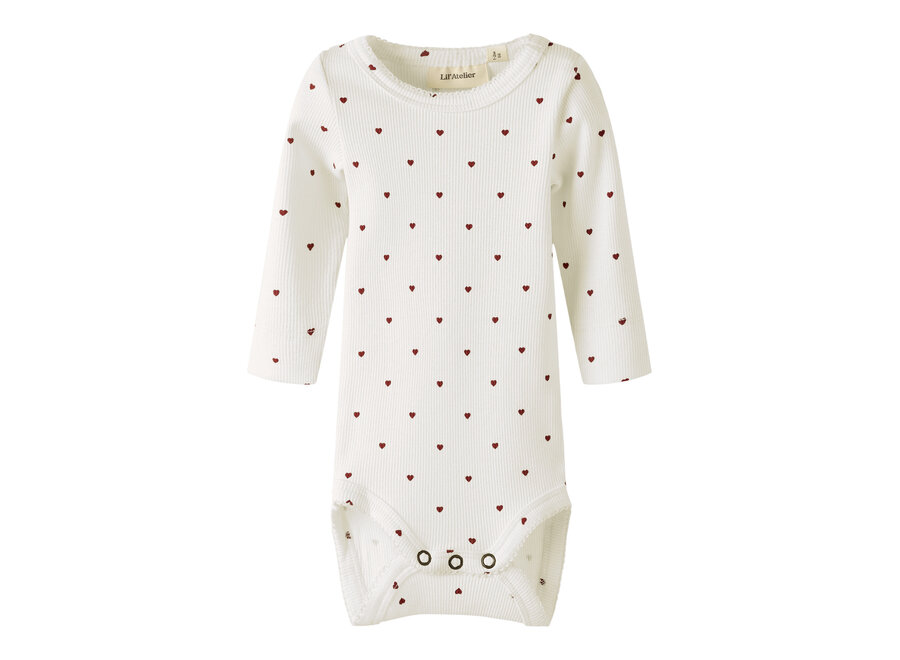 Lil' Atelier Gago Ls Slim body noos milk hearts