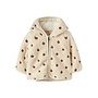 Lil' Atelier Nalo Sia Loose Sherpa Jacket Lil Turtledove Apples