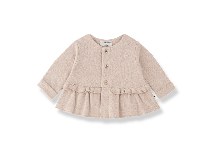 1+ Strasbourg Girly Cardigan Nude